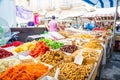 SYRACUSE, ITALY - MAY 04th, 2018: this traditional almonds and p