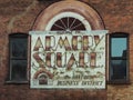 Armory Square sign Royalty Free Stock Photo