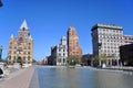 Clinton Square, Syracuse, New York Royalty Free Stock Photo