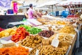 SYRACUSE, ITALY - MAY 04th, 2018: this traditional almonds and p