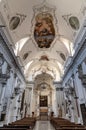 Santa Lucia alla Badia church at Piazza Duomo square on Ortigia island of Syracuse old town in Sicily in Italy