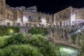 Syracuse Sicily. Source Aretusa in the night