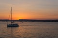 Syracuse Sicily Sunset Royalty Free Stock Photo