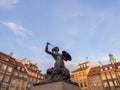 Syrenka (Mermaid) sculpture on Warsaw's Old Town Market Place