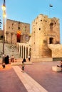 Syria. Aleppo. The Citadel Royalty Free Stock Photo