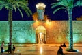 Syria. Aleppo. The entrance of the mosque Royalty Free Stock Photo