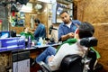 Syria. Damascus. Barber\'s shop