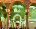 Syria. Damascus. The entrance of Umayyad Mosque (Great Mosque of Damascus Royalty Free Stock Photo