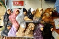 Syria. Damascus. Traditional shawls