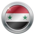 Syria Flag Silver Icon