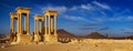 Syria . Palmyra. Royalty Free Stock Photo