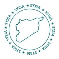 Syrian Arab Republic vector map.
