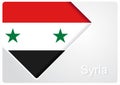 Syrian flag design background. Vector illustration. Royalty Free Stock Photo