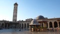 Syrian people in Damascus' Umayyad Mosque