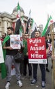 Syrian Rally in Trafalgar Square to support Medics Under Fire Royalty Free Stock Photo