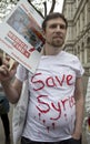 Syrian Rally in Trafalgar Square to support Medics Under Fire