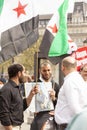 Syrian Rally in Trafalgar Square to support Medics Under Fire