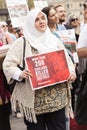 Syrian Rally in Trafalgar Square to support Medics Under Fire Royalty Free Stock Photo