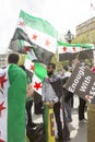 Syrian Rally in Trafalgar Square to support Medics Under Fire