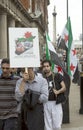 Syrian Rally in Trafalgar Square to support Medics Under Fire Royalty Free Stock Photo