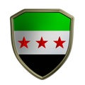 Syrian Rebels Shield Royalty Free Stock Photo