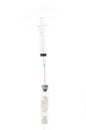 Syringe with ampule on white isolated Royalty Free Stock Photo