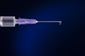 Syringe with cannula and drop