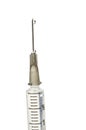 Syringe close up Royalty Free Stock Photo