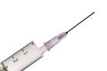 Syringe close up Royalty Free Stock Photo