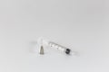 syringe with hypodermic needle Royalty Free Stock Photo