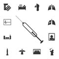 Syringe Icon. Detailed set of death icons. Premium quality graphic design. One of the collection icons for websites, web de