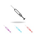 Syringe Icon. Elements of death in multi colored icons. Premium quality graphic design icon. Simple icon for websites, web