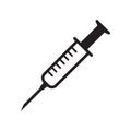 Syringe icon, hypodermic icon