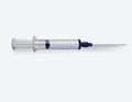 Syringe for injections and vaccinations.