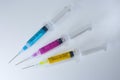 Syringe liquid medical