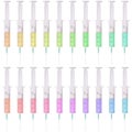 Syringe with medicine multicolored Royalty Free Stock Photo
