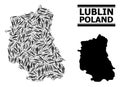 Vaccine Mosaic Map of Lublin Province