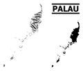 Syringe Mosaic Map of Palau Islands