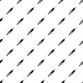 Syringe with needle pattern vector