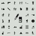 syringe and poison bank icon. Detailed set of Crime icons. Premium quality graphic design sign. One of the collection icons for we