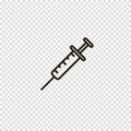 Syringe vector icon