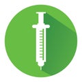 syringe. Vector illustration decorative design