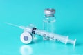 Syringe Vials Royalty Free Stock Photo