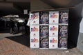 Syriza campaign kiosk posters Royalty Free Stock Photo