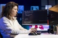 System administrator fixing vulnerabilities in software