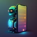 System Artificial intelligence ChatGPT Chat Bot AI , Technology smart robot Ai Chat GPT application software , robot application Royalty Free Stock Photo