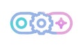 System Configuration Gears Icon: Control & Customization, vector design Generative AI Royalty Free Stock Photo