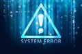 System error background Royalty Free Stock Photo