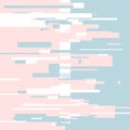 Glitched Pastel Blue and Pink Pattern texture, with White Broken Pixel