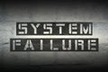 System failure GR